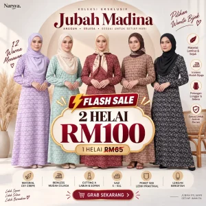 Jubah Madina - 2 Helai